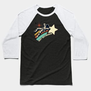 Not Bothered Vintage Galactic Astronaut! Baseball T-Shirt